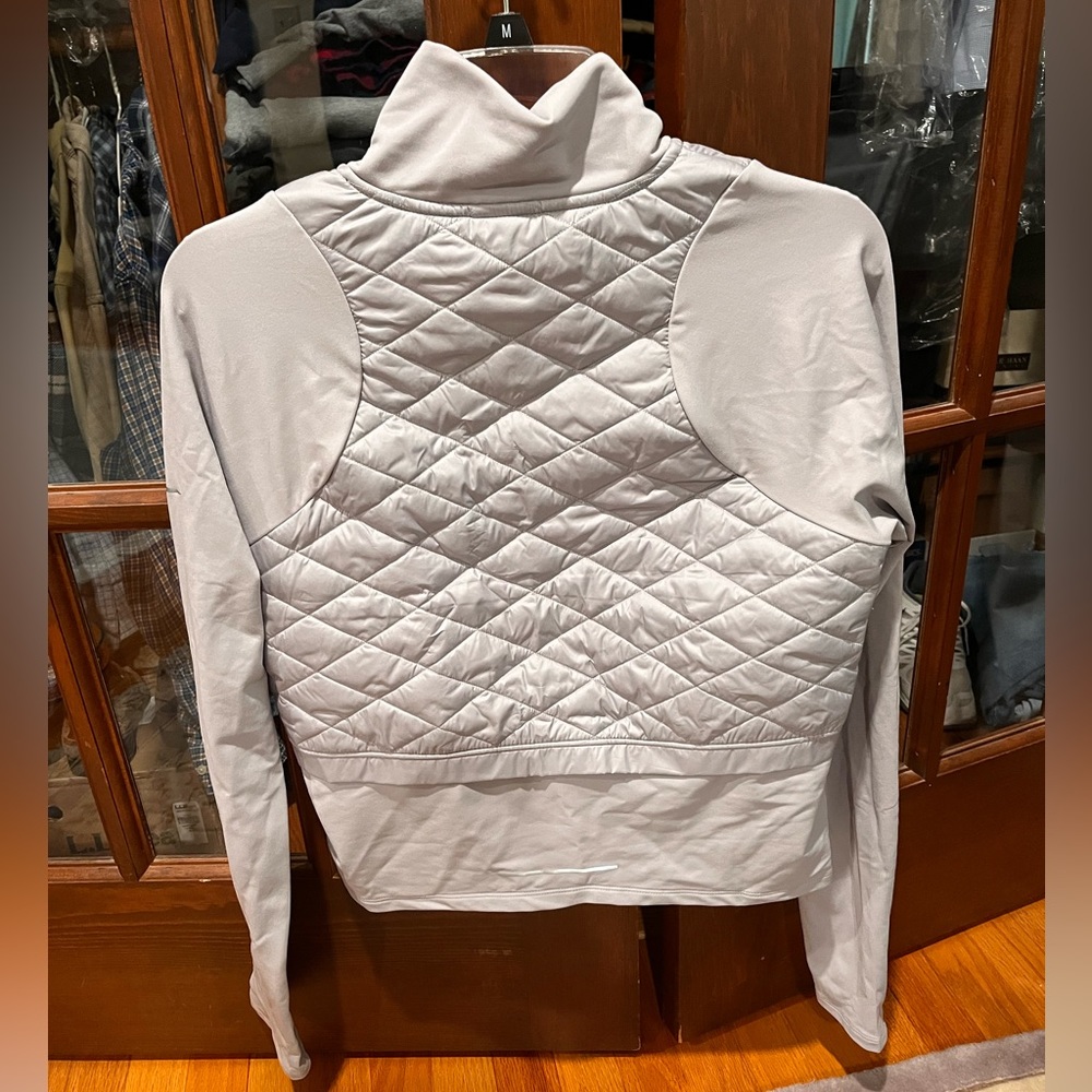 Gray Nike running jacket, size small.